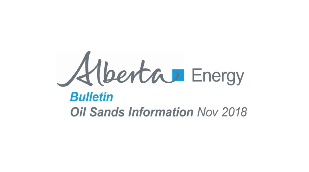 Alberta Energy Oil Sands Information Bulletin
