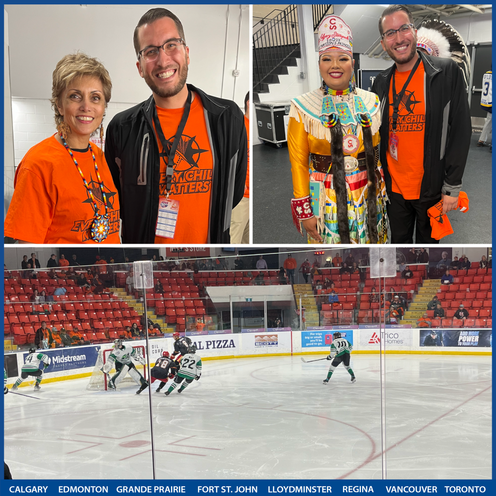 Calgary Canucks Truth and Reconciliation Ceremony